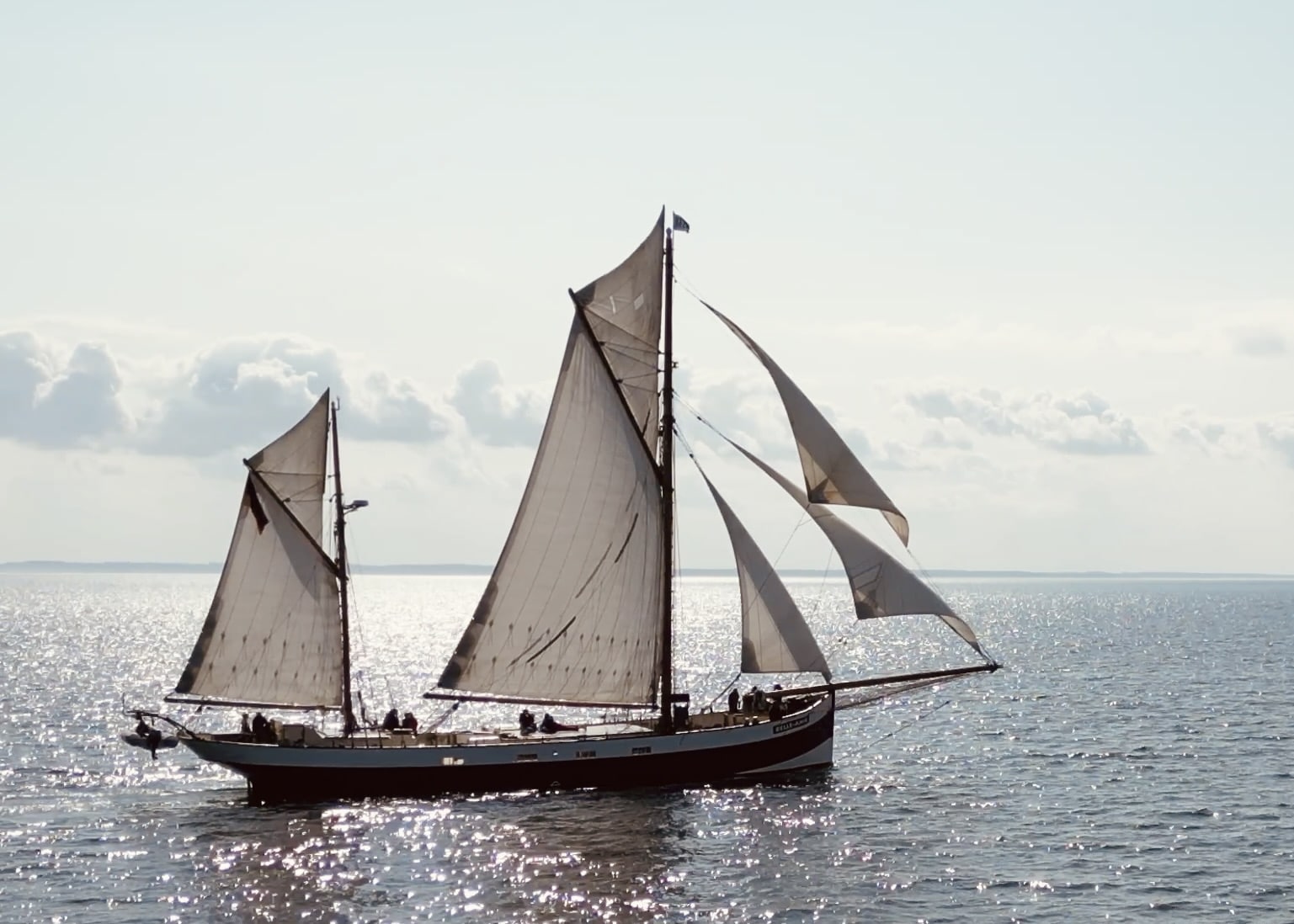 Überführungstörn zur Hansesail Rostock 2025 Logger Belle Amie